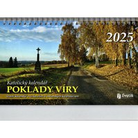 Poklady víry 2025 - stolní kalendář