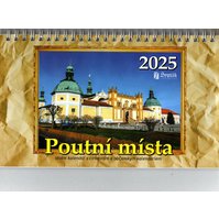 Poutní místa 2025 - stolní kalendář